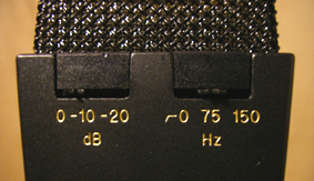 AKG C-414: taglio dei bassi